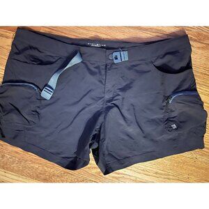 Grey Omni-Shade Sun Protection Hiking Outdoor Workout Shorts